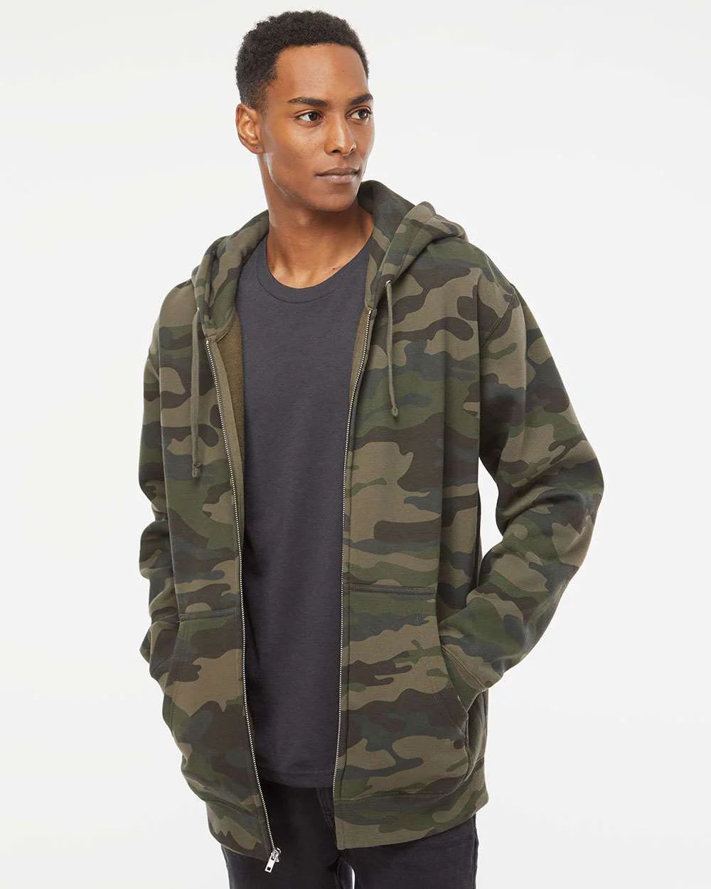 10oz. Heavyweight Zip Hood - Image 47