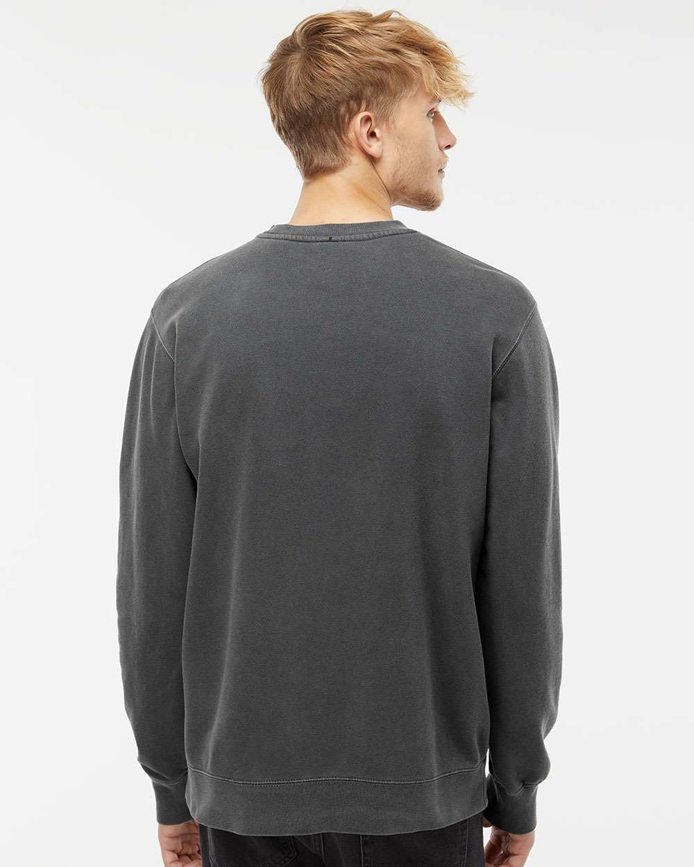9oz. Unisex Midweight Pigment Dye Crew - Image 18