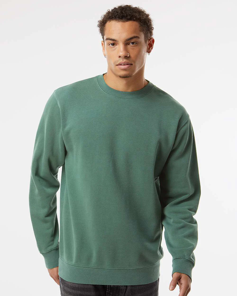 9oz. Unisex Midweight Pigment Dye Crew - Image 22
