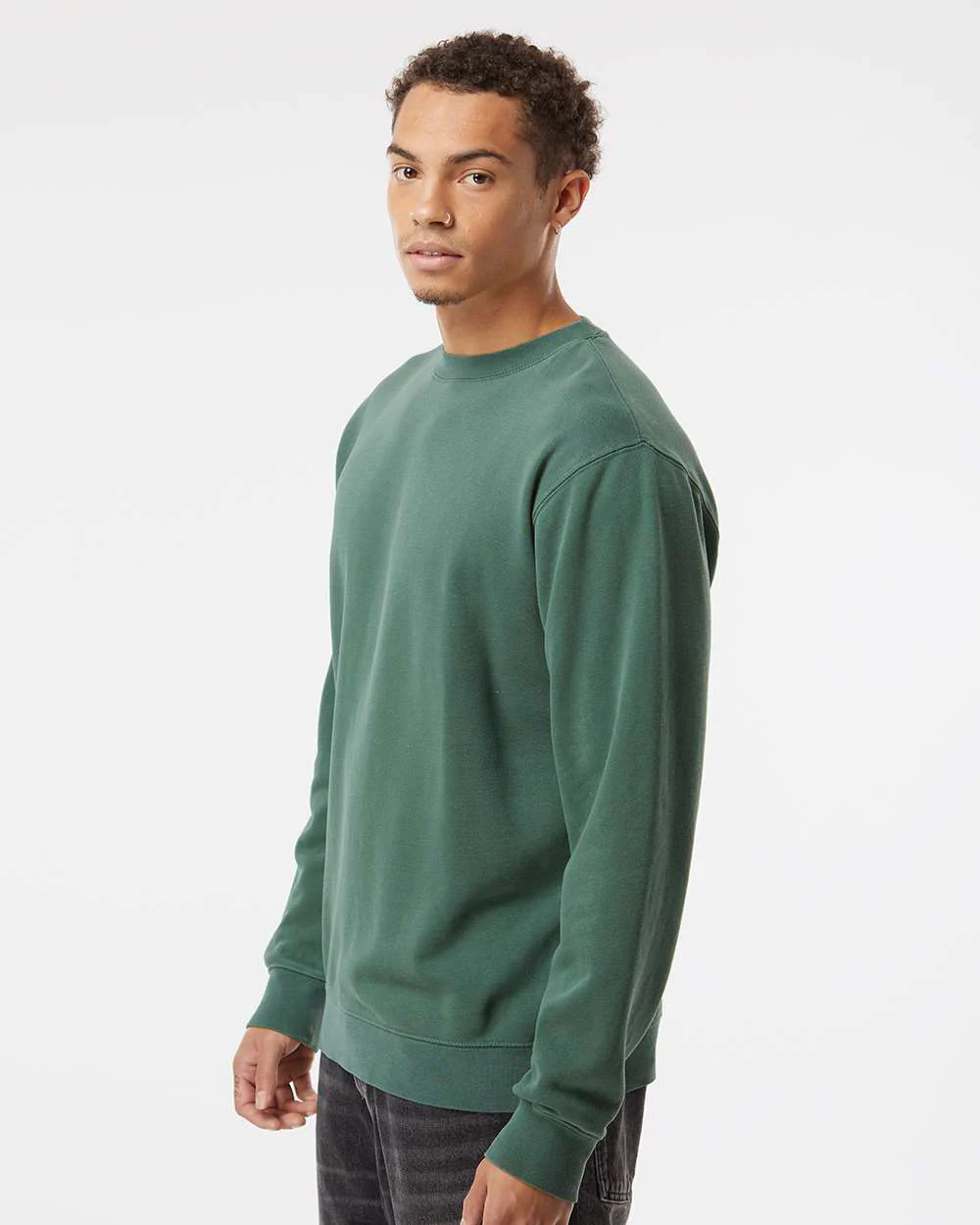 9oz. Unisex Midweight Pigment Dye Crew - Image 23