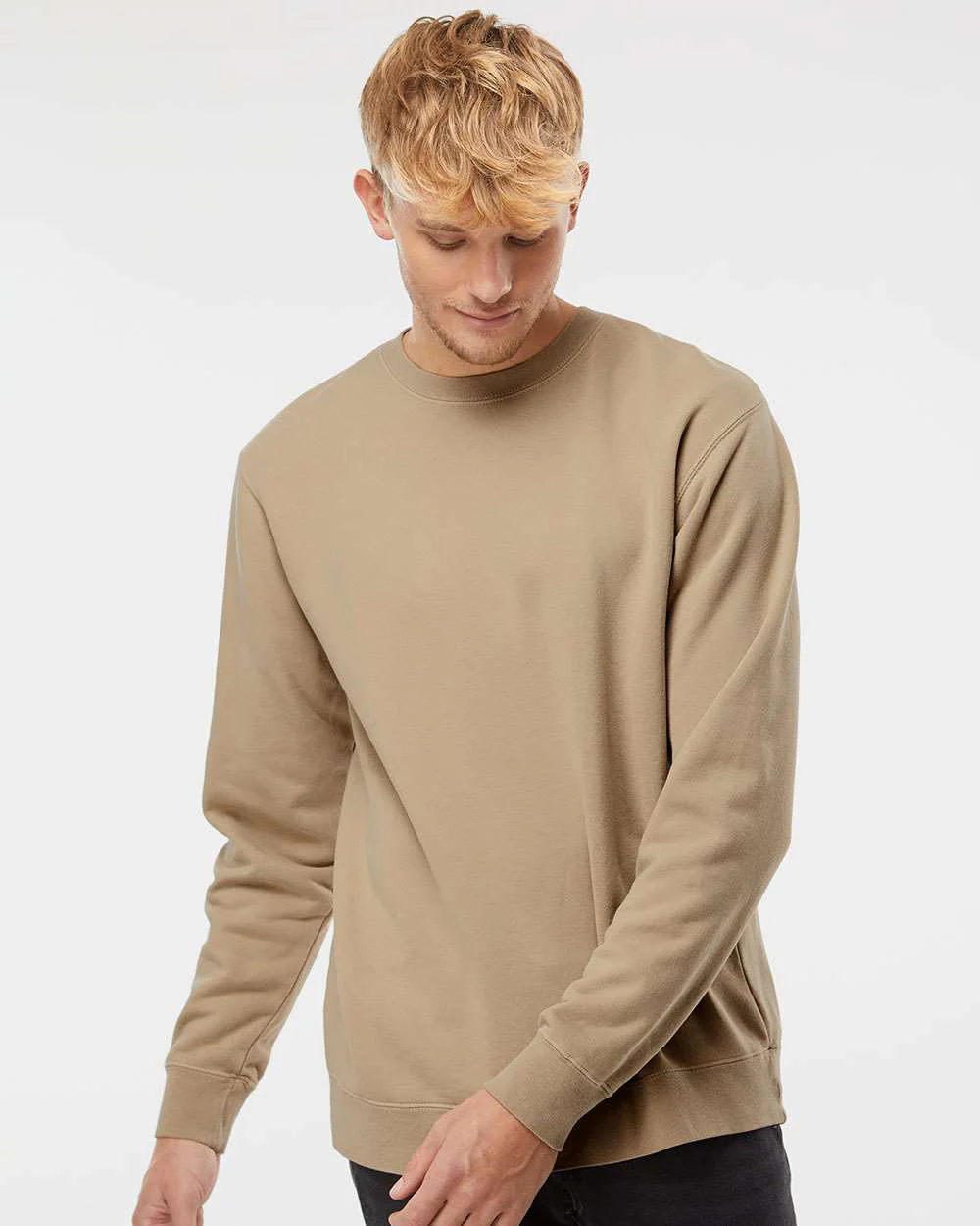 9oz. Unisex Midweight Pigment Dye Crew - Image 28