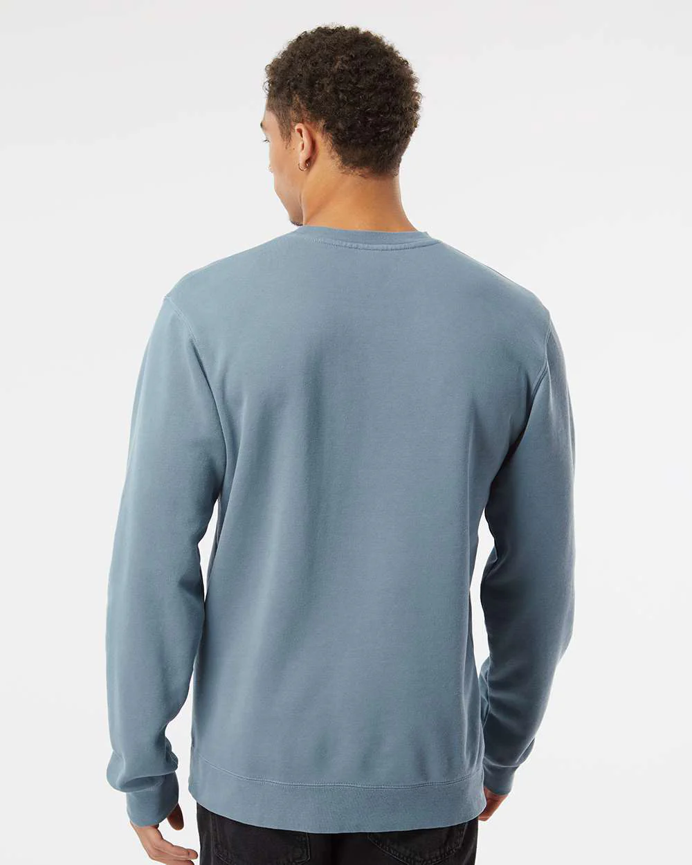 9oz. Unisex Midweight Pigment Dye Crew - Image 3