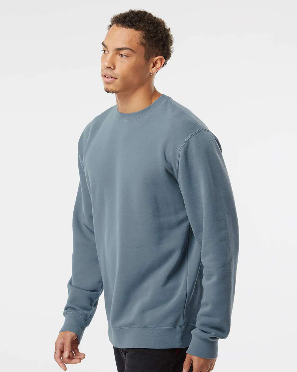 9oz. Unisex Midweight Pigment Dye Crew - Image 4