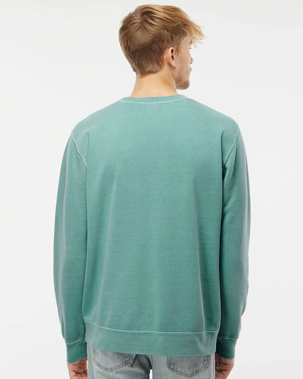 9oz. Unisex Midweight Pigment Dye Crew - Image 42