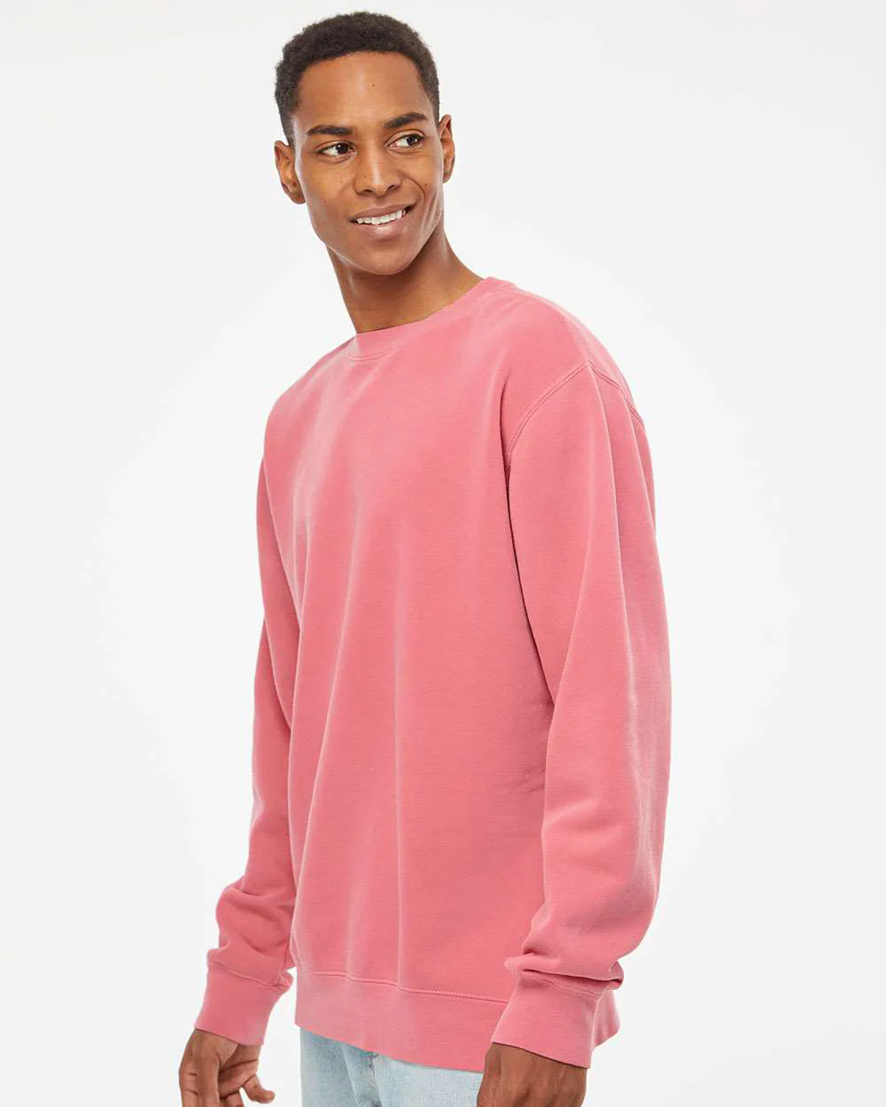 9oz. Unisex Midweight Pigment Dye Crew - Image 47