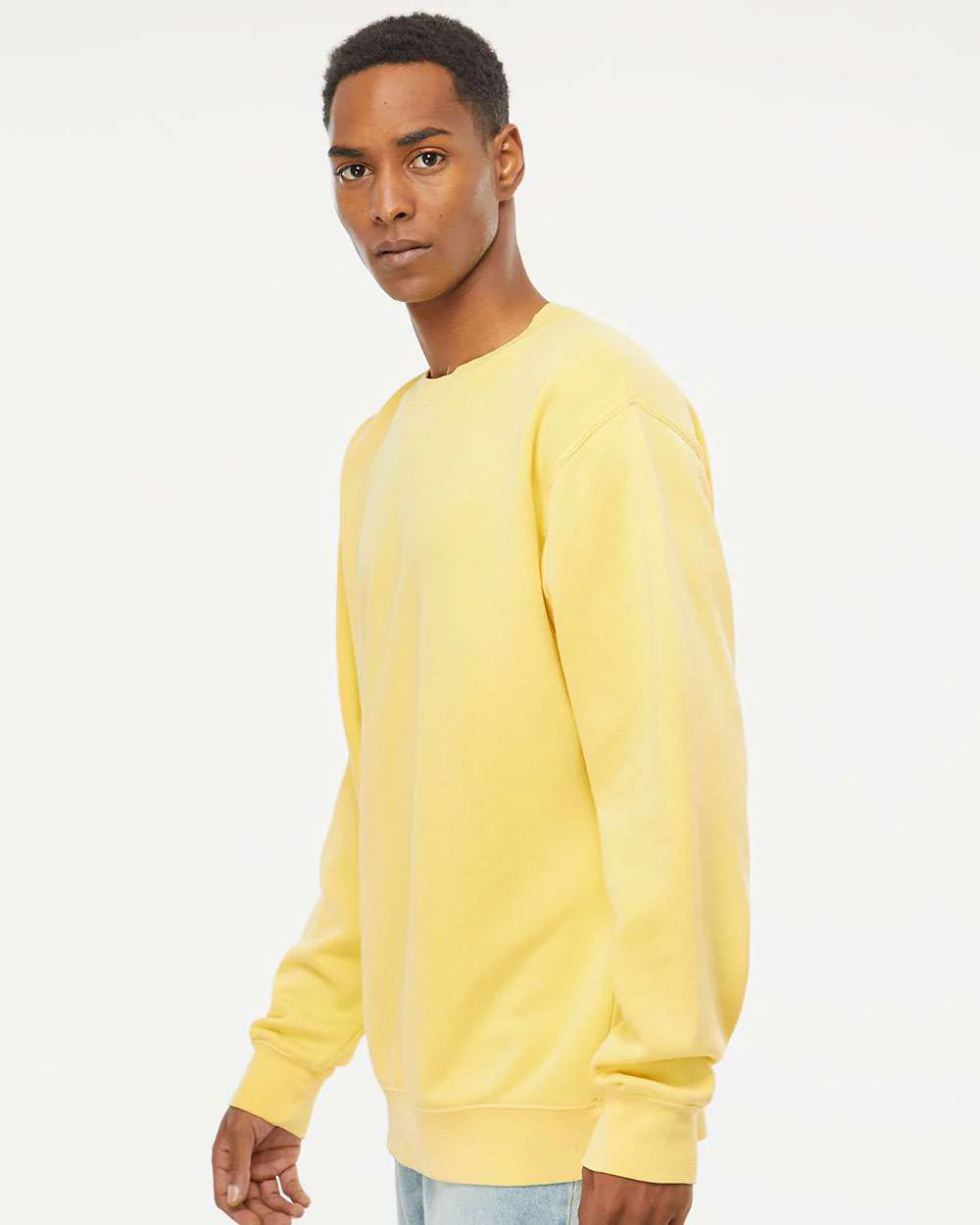 9oz. Unisex Midweight Pigment Dye Crew - Image 53