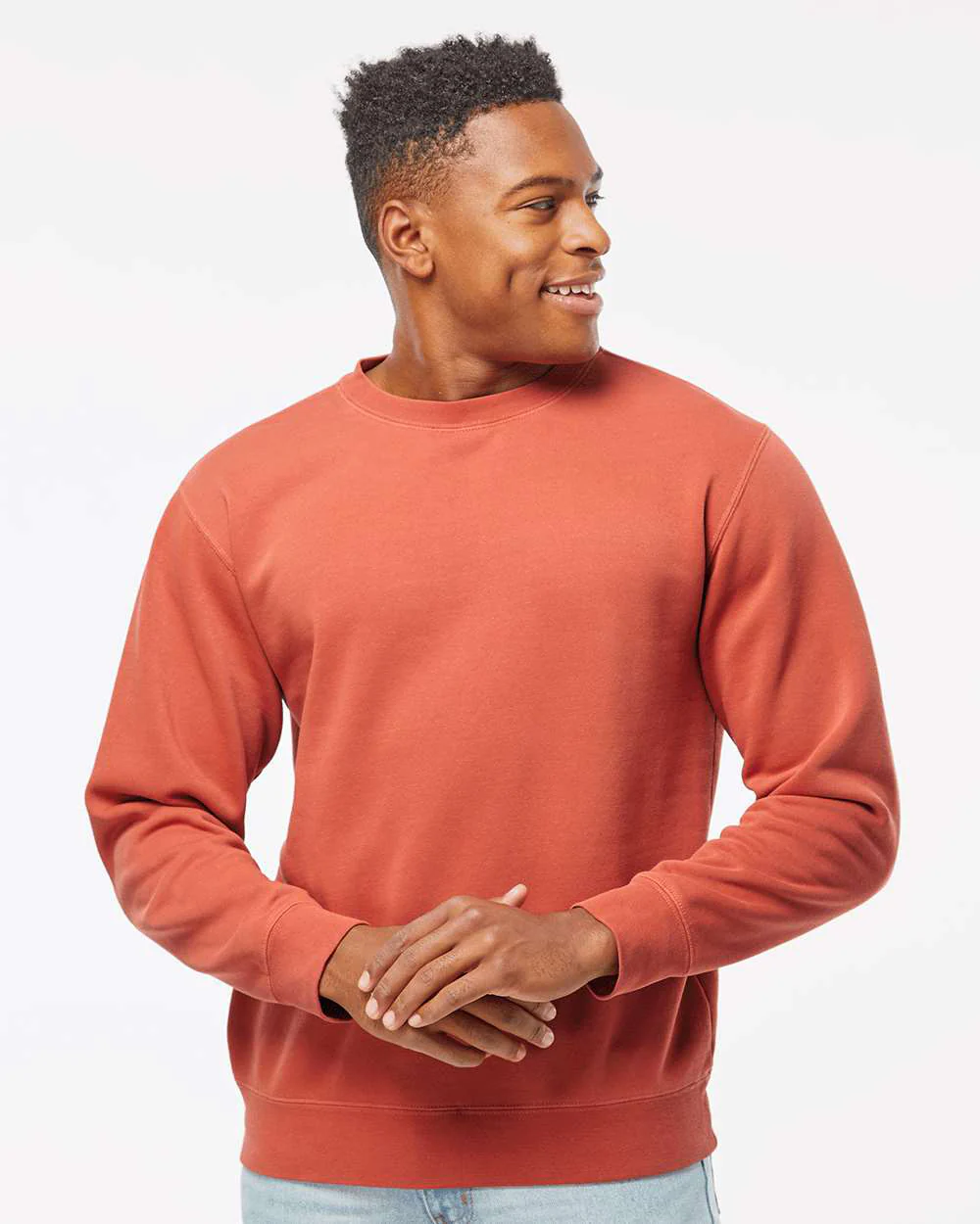 9oz. Unisex Midweight Pigment Dye Crew - Image 16