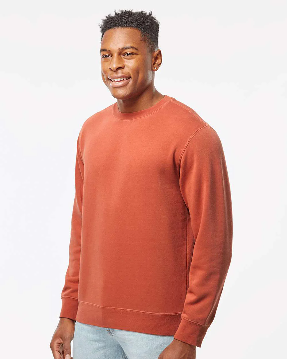 9oz. Unisex Midweight Pigment Dye Crew - Image 17