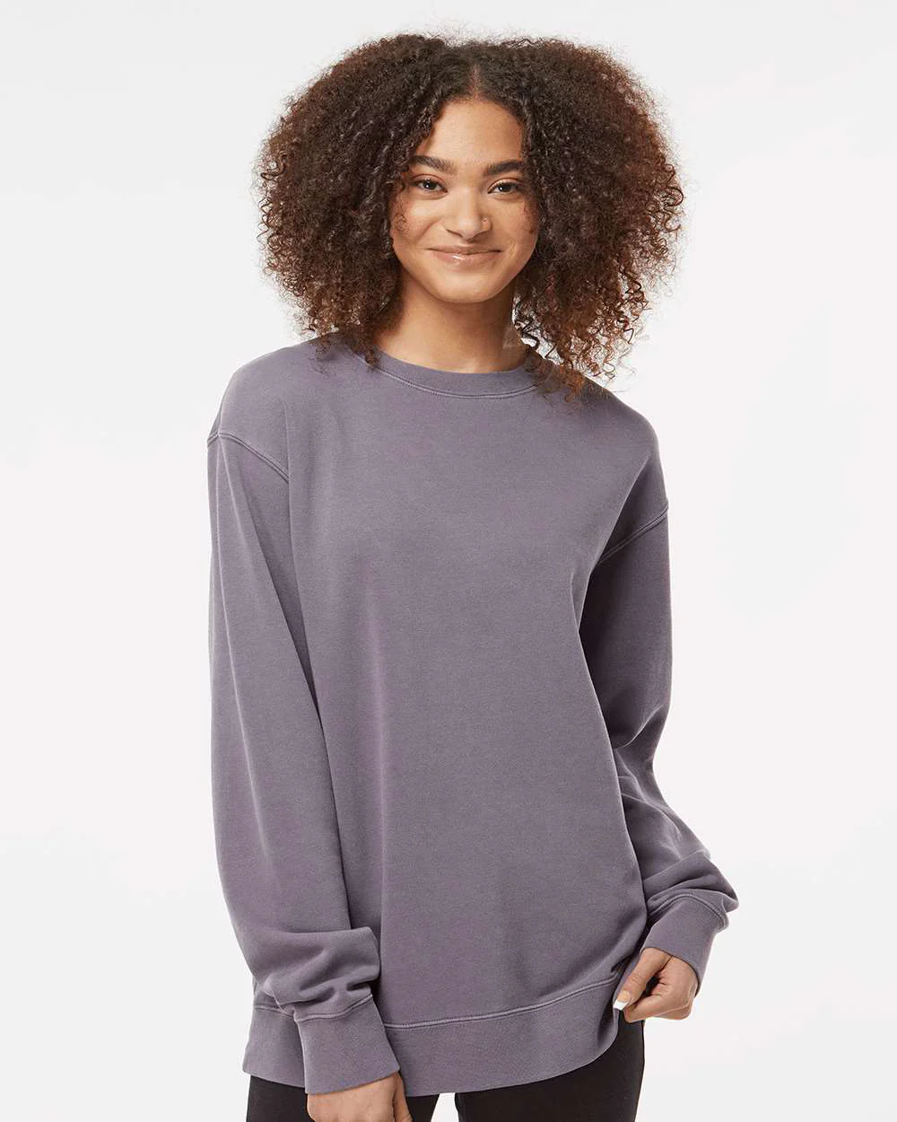 9oz. Unisex Midweight Pigment Dye Crew - Image 22
