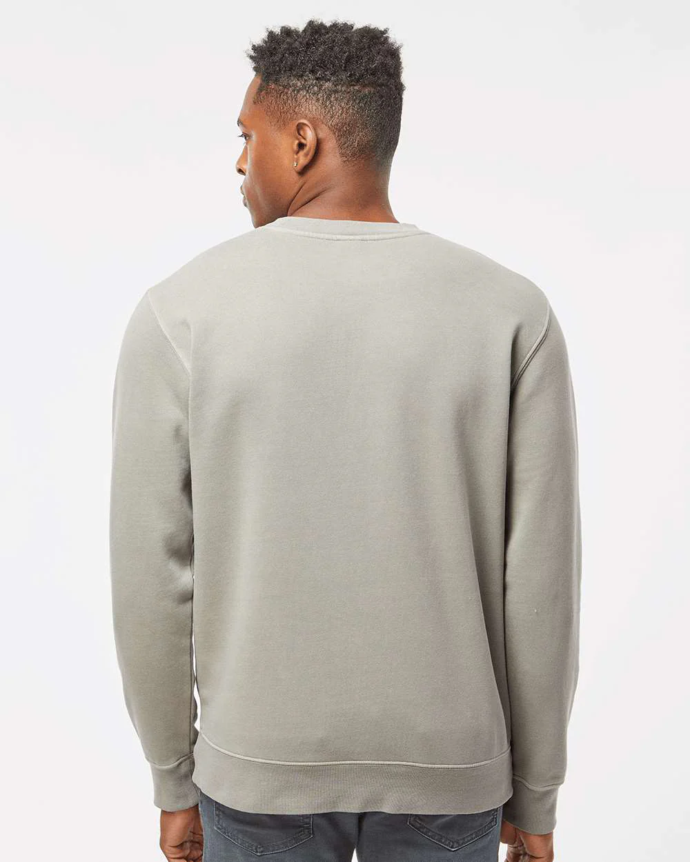9oz. Unisex Midweight Pigment Dye Crew - Image 4