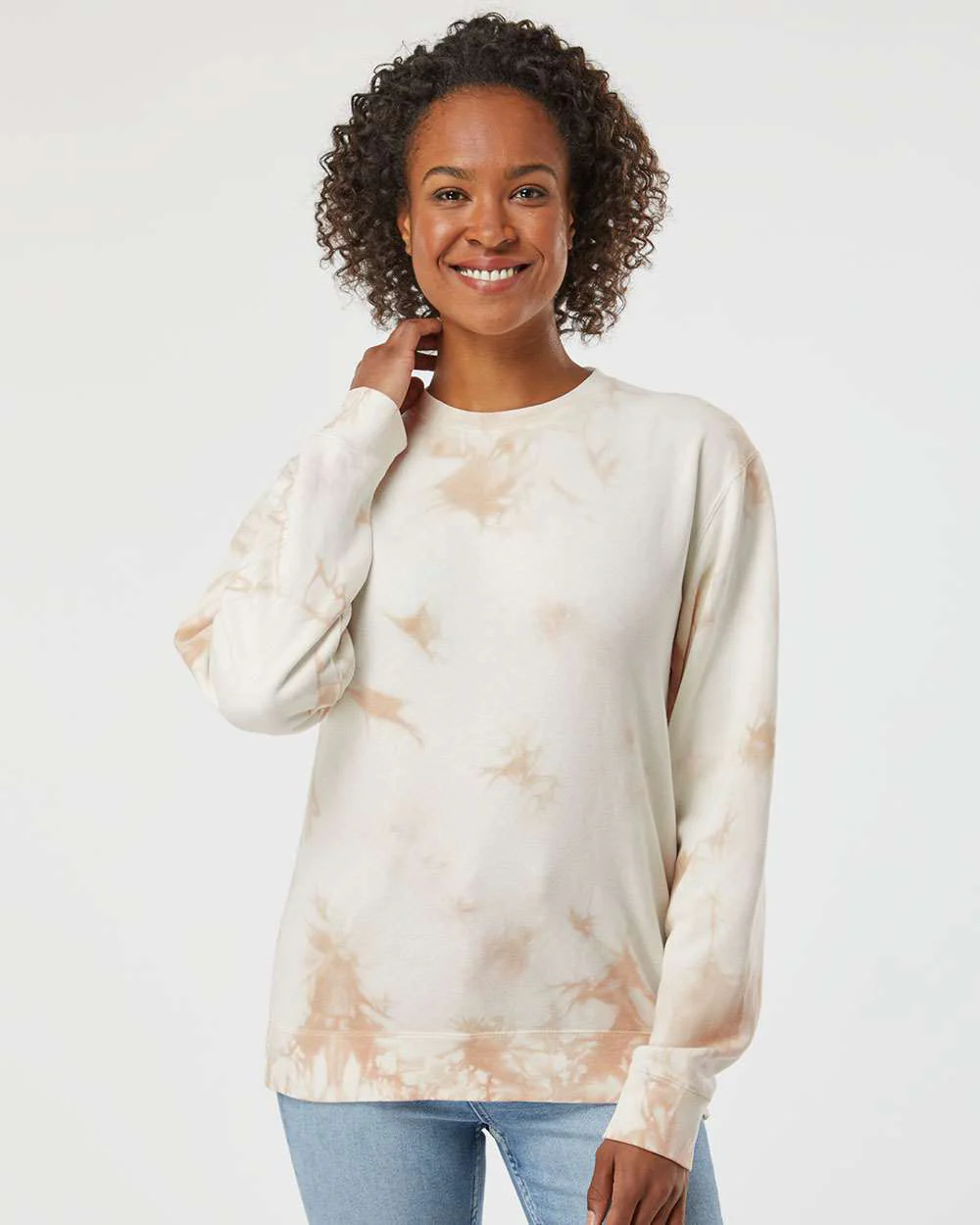 9oz. Unisex Midweight Tie Dye Crew - Image 34