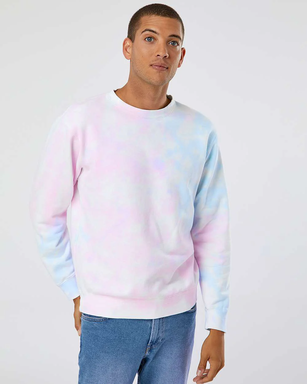 9oz. Unisex Midweight Tie Dye Crew - Image 41