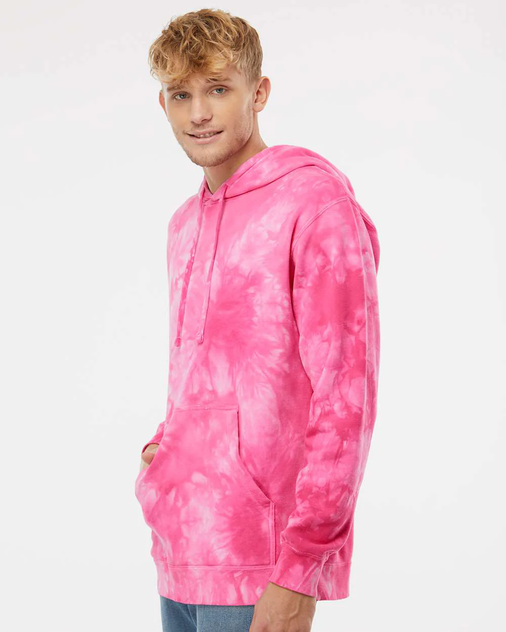 9oz. Unisex Midweight Tie Dye Pullover Hood - Image 41