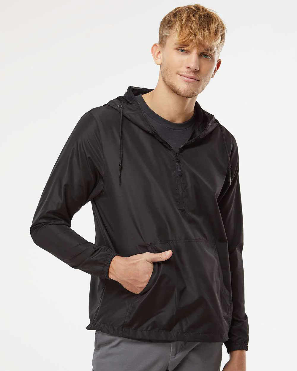 Lightweight Pullover Windbreaker Anorak Jacket - Image 22