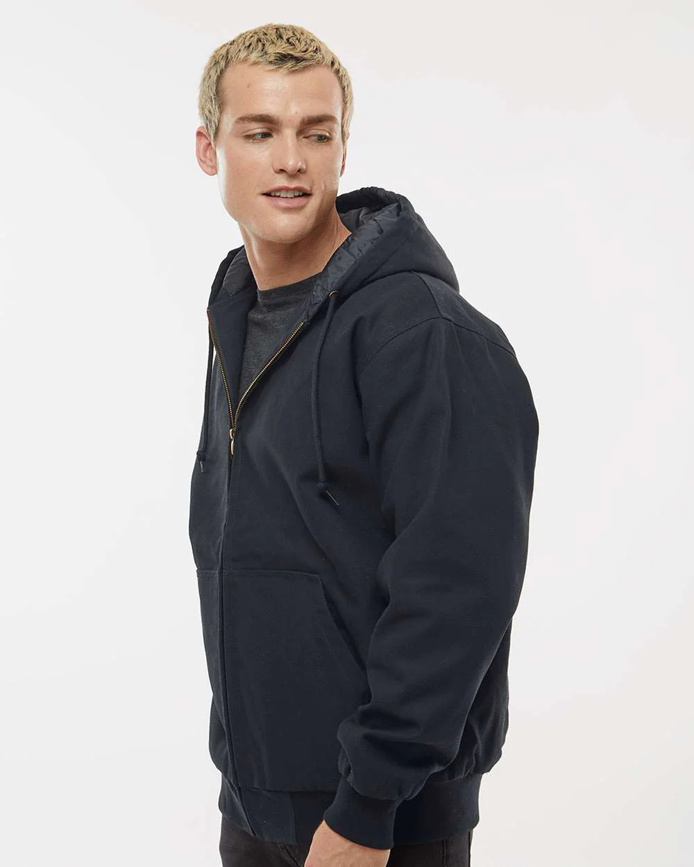 Men’s Insulated Canvas Workwear Jacket - Image 11