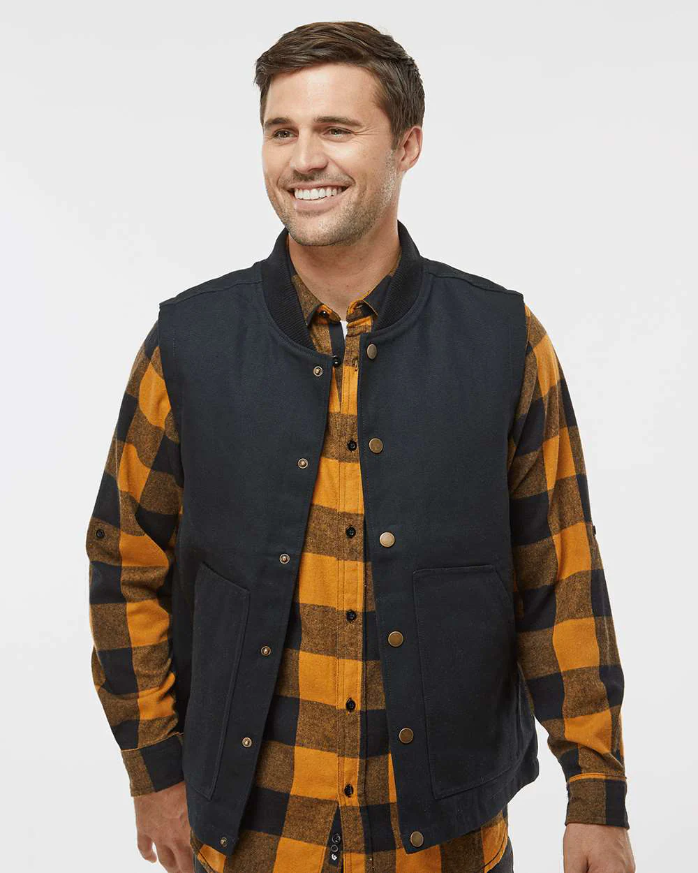 Men’s Insulated Canvas Workwear Vest - Image 3
