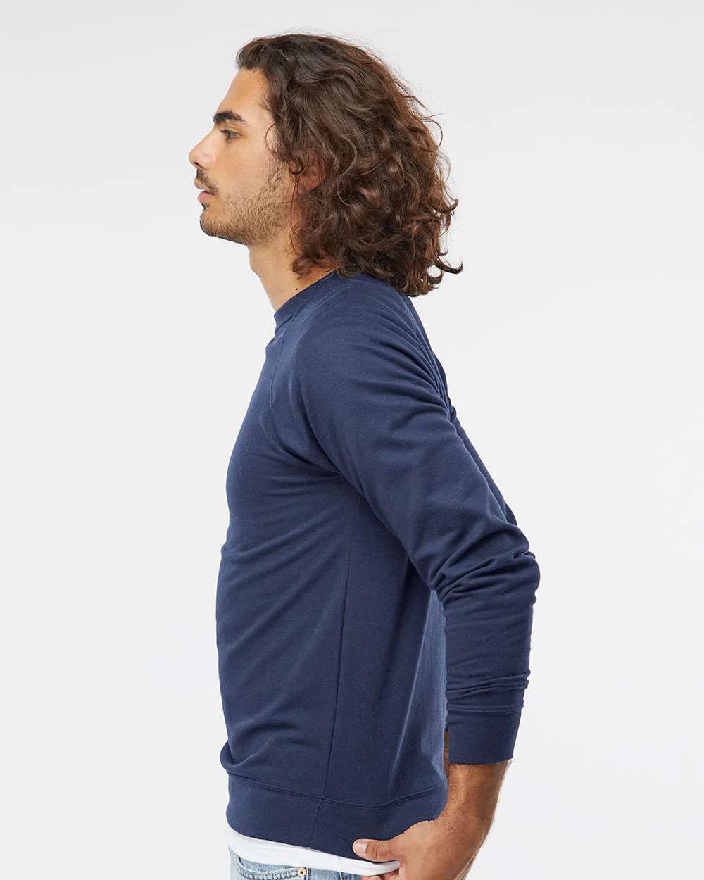 Unisex Lightweight Loopback Terry Crew - Image 23