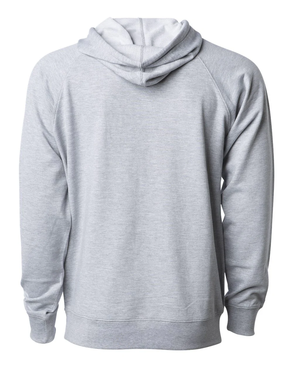 Unisex Lightweight Loopback Terry Hooded Pullover - Image 9