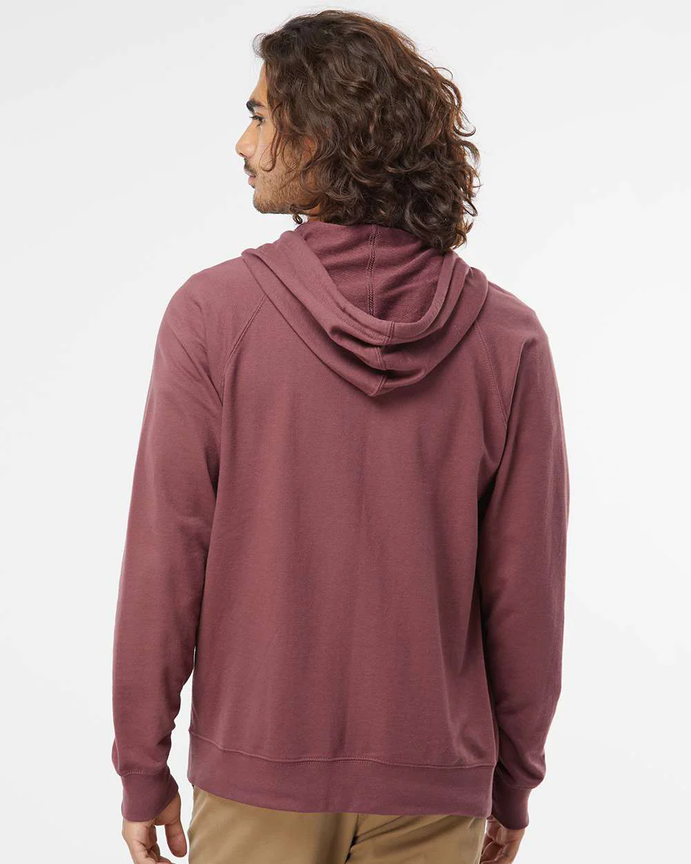 Unisex Lightweight Loopback Terry Zip Hood - Image 33