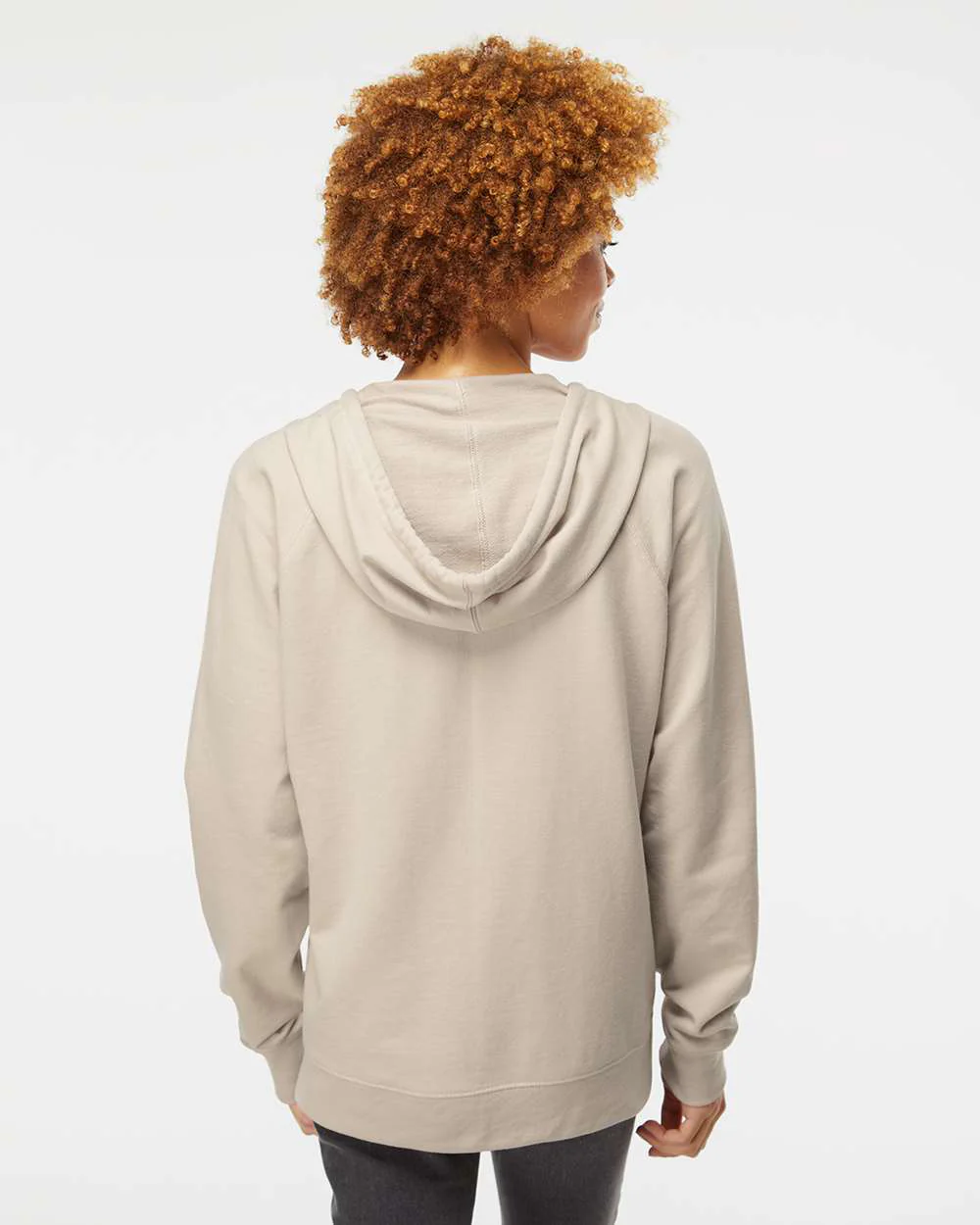 Unisex Lightweight Loopback Terry Zip Hood - Image 51