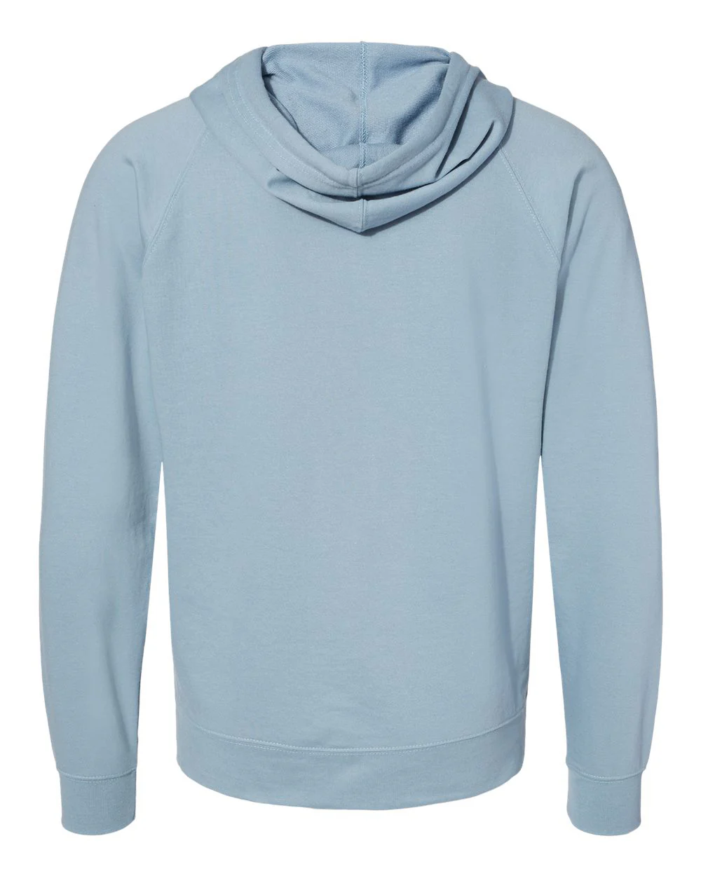 Unisex Lightweight Loopback Terry Zip Hood - Image 6