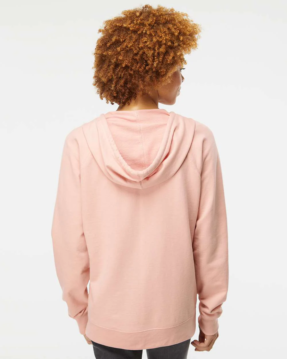Unisex Lightweight Loopback Terry Zip Hood - Image 63