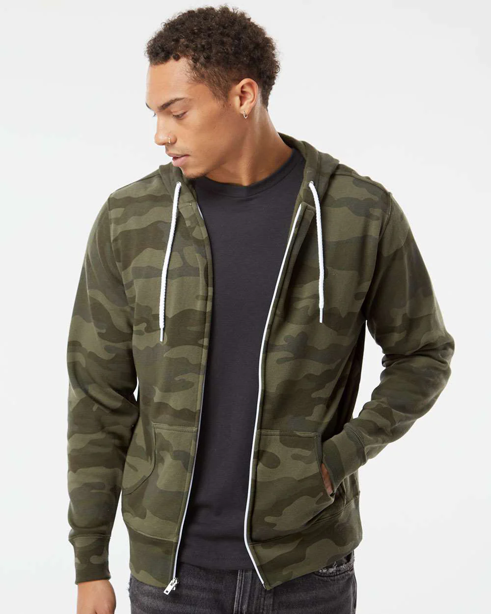 Unisex Lightweight Zip Hood - Image 34