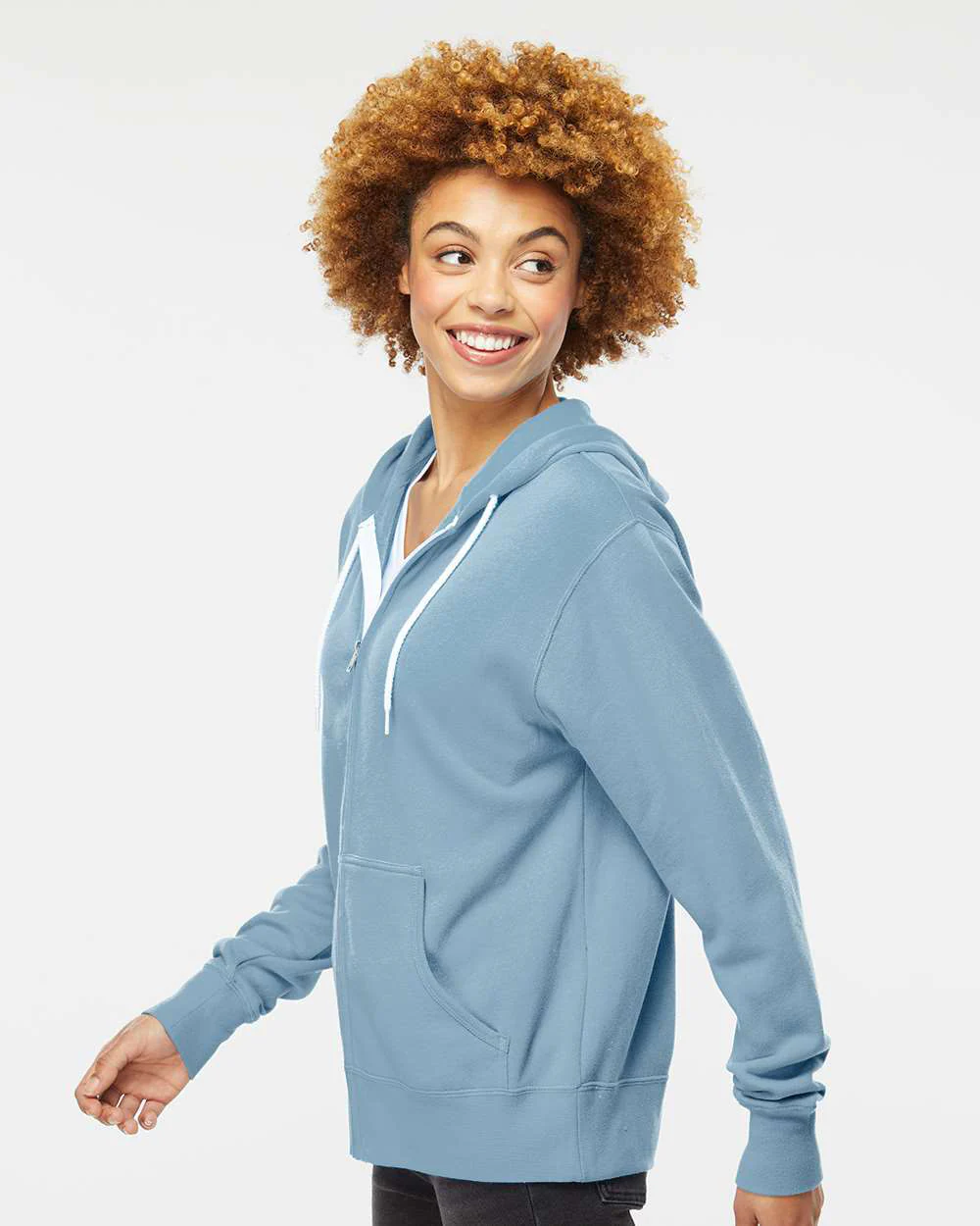 Unisex Lightweight Zip Hood - Image 47