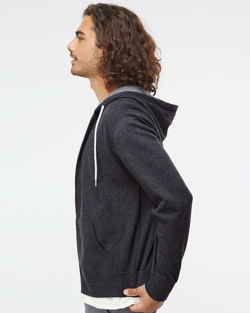 Unisex Lightweight Zip Hood - Image 5