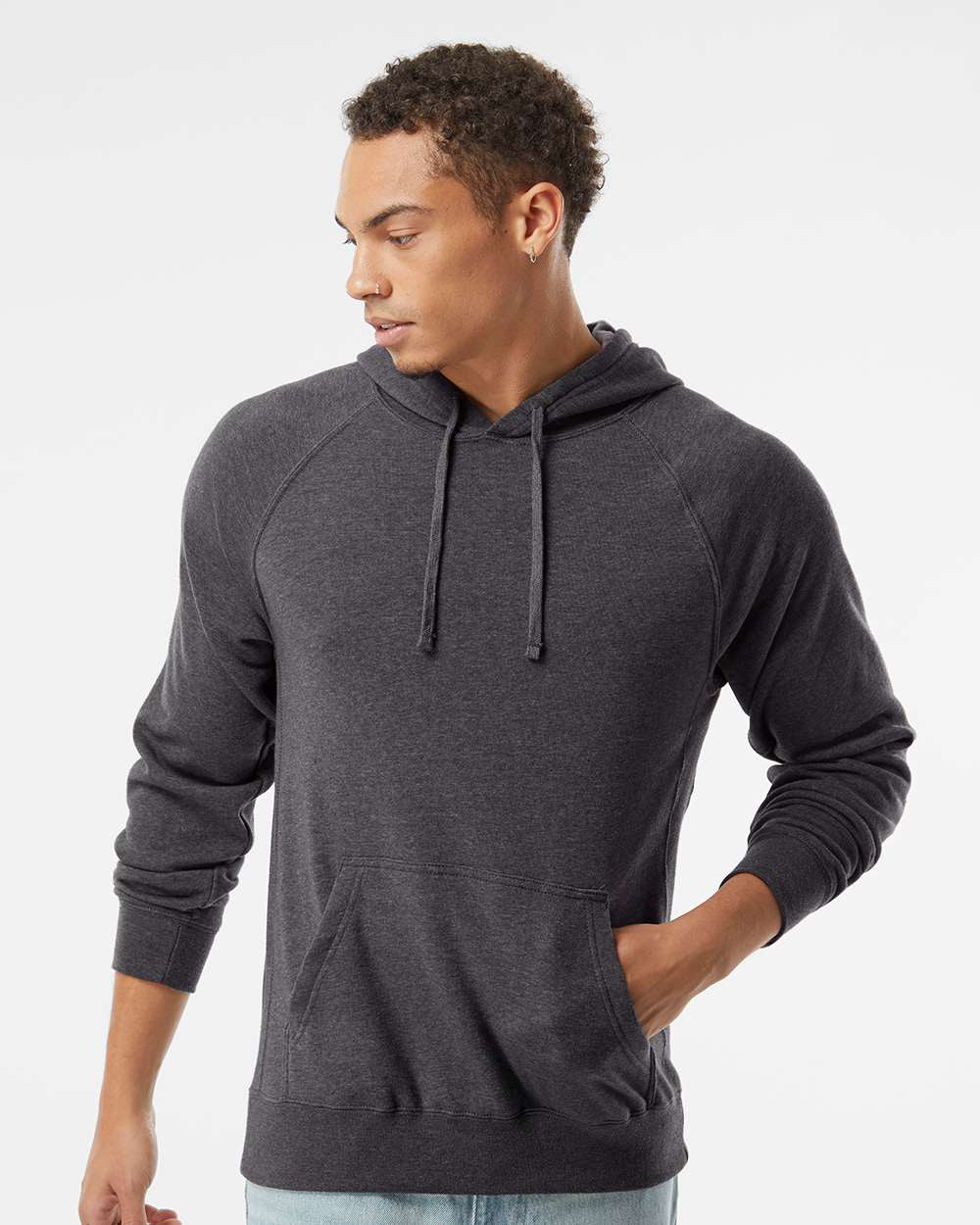 Unisex Special Blend Raglan Hooded Pullover - Image 15