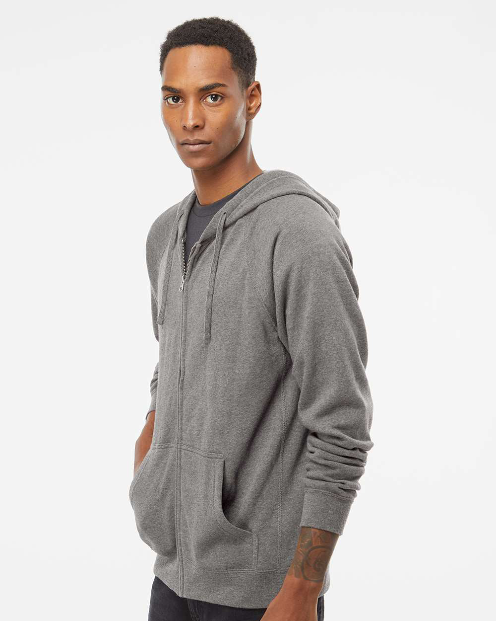 Unisex Special Blend Zip Hooded Sweatshirt - Image 11