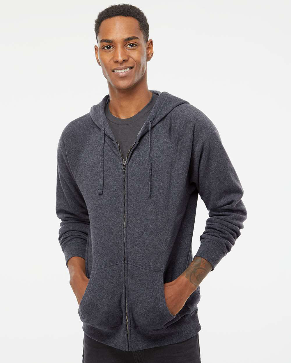 Unisex Special Blend Zip Hooded Sweatshirt - Image 22