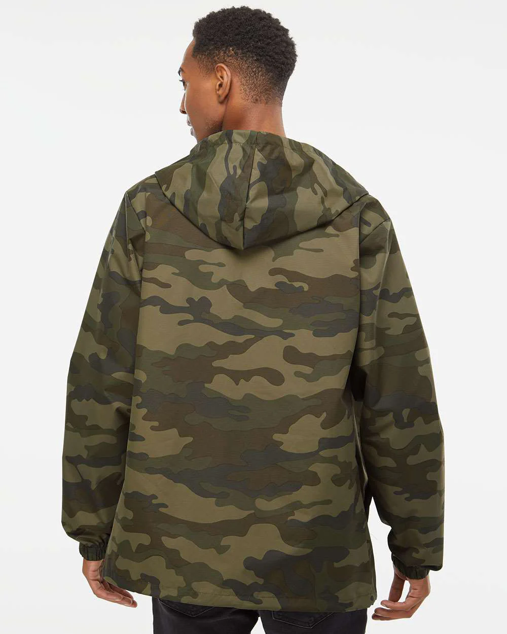 Water Resistant Hooded Windbreaker Coaches Jacket - Image 12