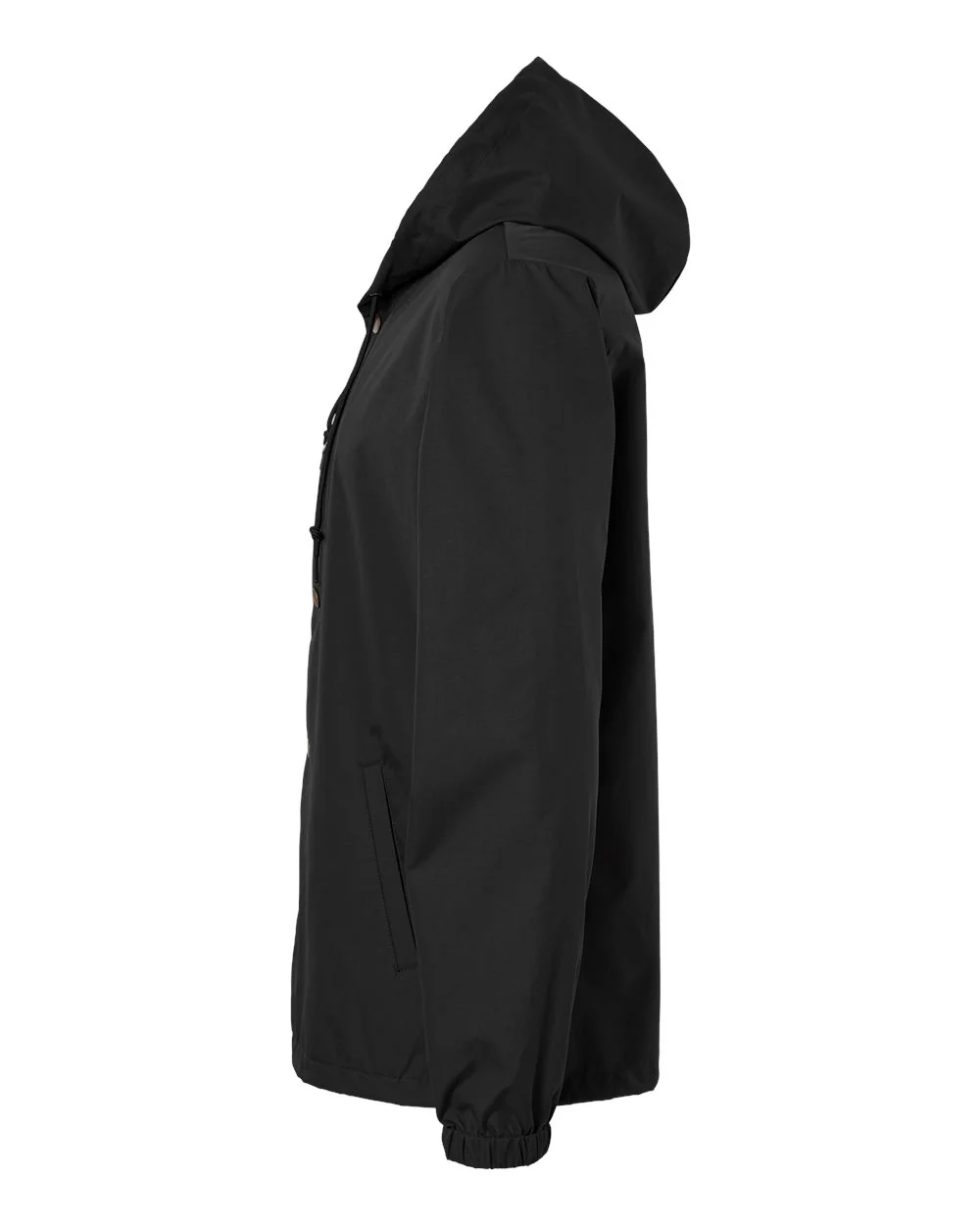 Water Resistant Hooded Windbreaker Coaches Jacket - Image 14