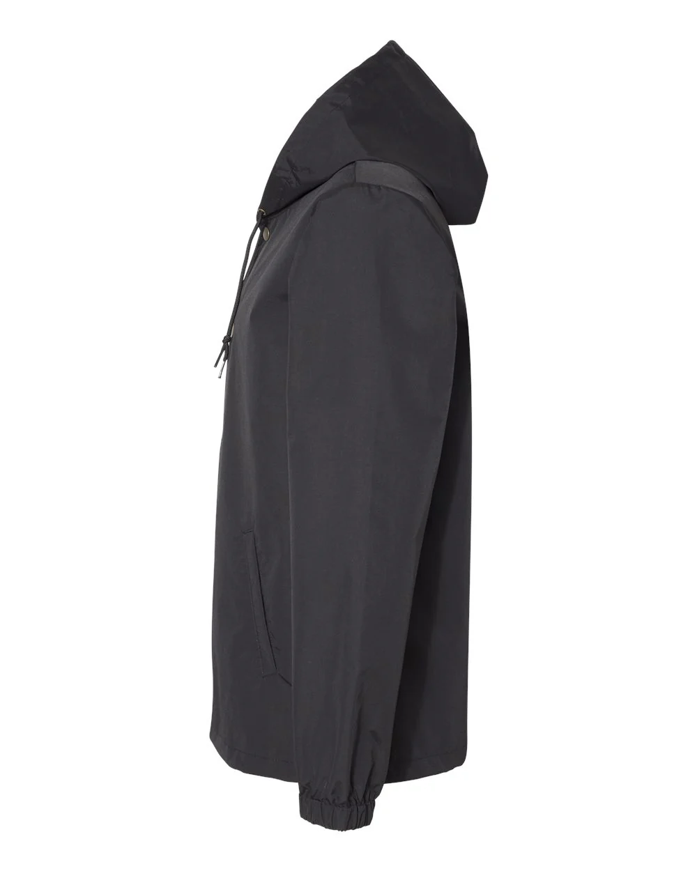 Water Resistant Hooded Windbreaker Coaches Jacket - Image 5