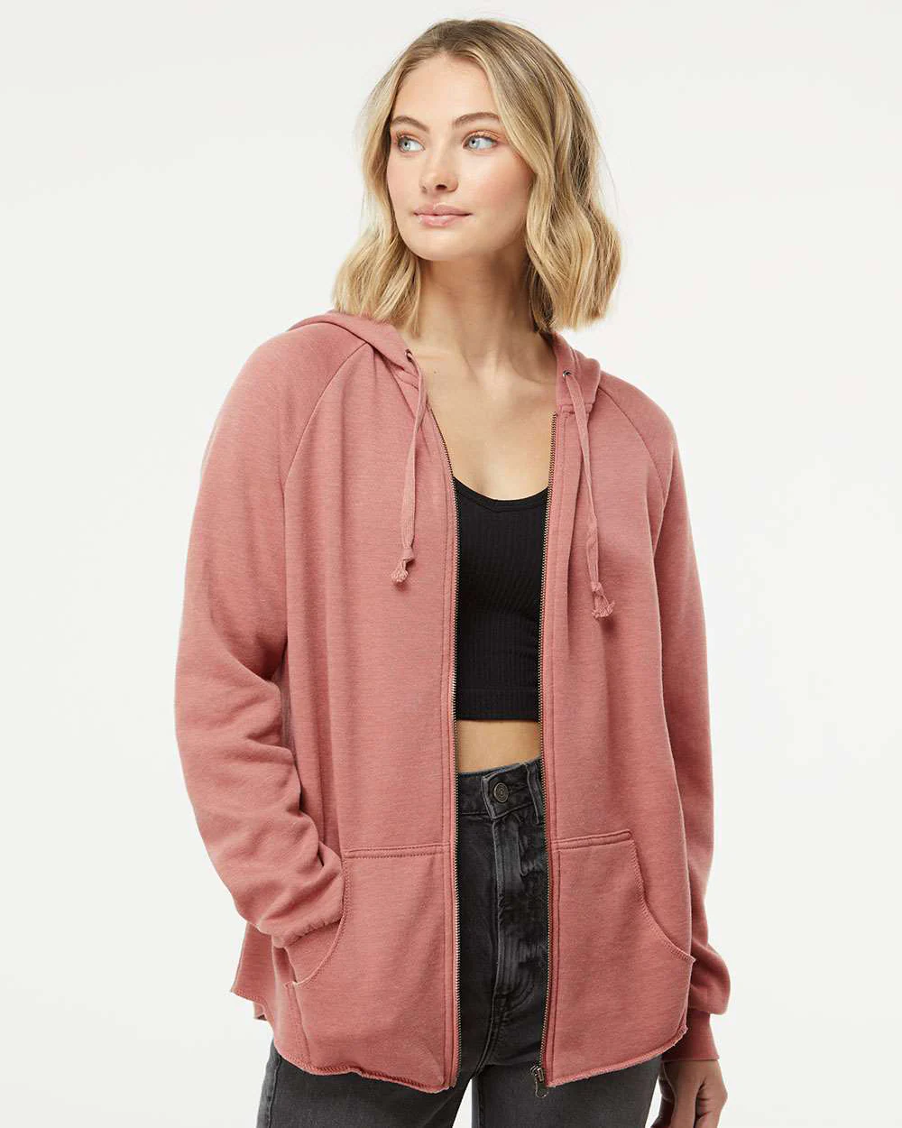 Women's California Wave Wash Zip Hood - Image 16