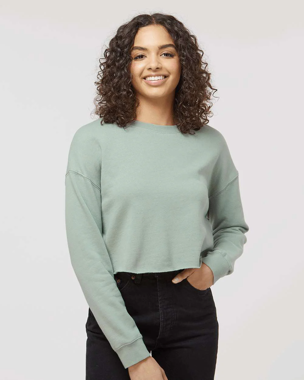 Womens Lightweight Crop Crew - Image 34