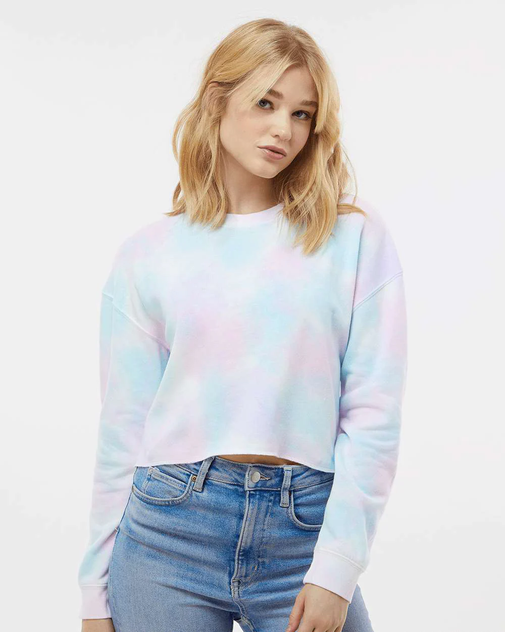 Womens Lightweight Crop Crew - Image 40