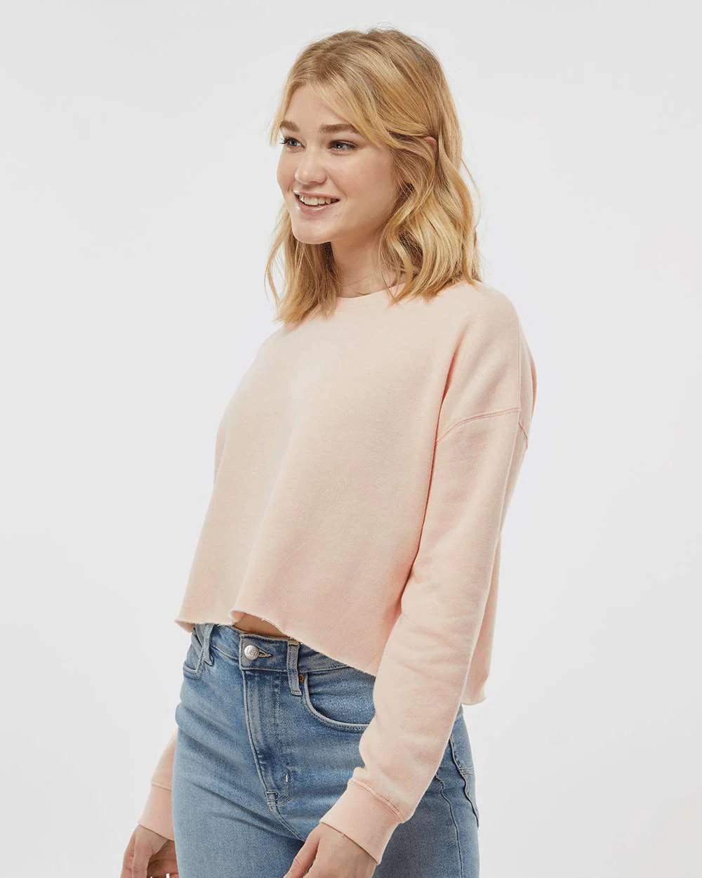 Womens Lightweight Crop Crew - Image 5