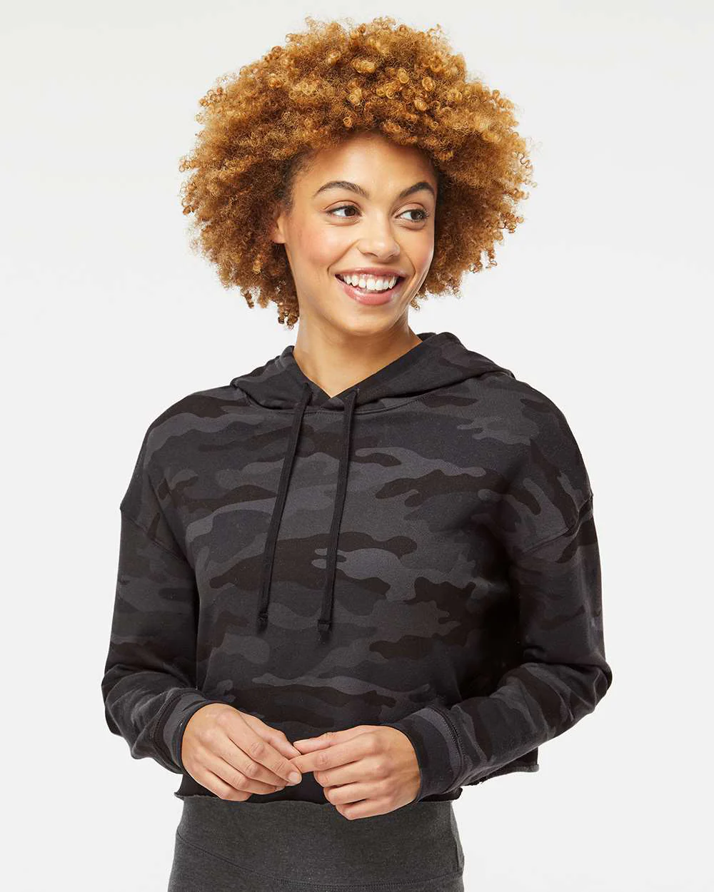 Womens Lightweight Crop Hood - Image 10