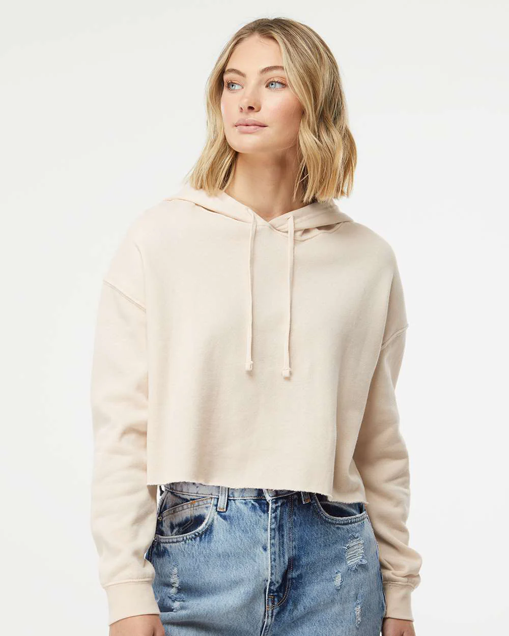 Womens Lightweight Crop Hood - Image 28