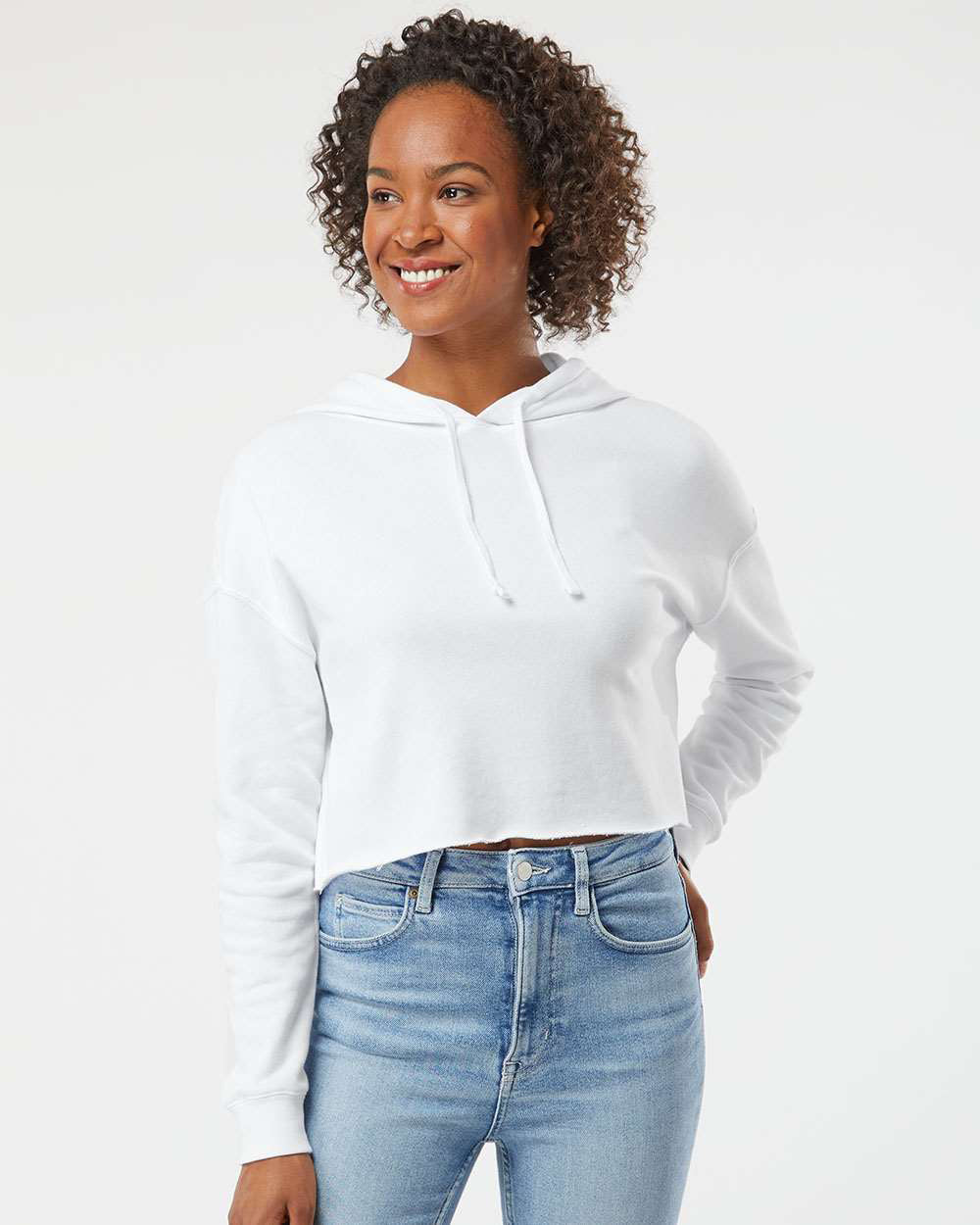 Womens Lightweight Crop Hood - Image 46
