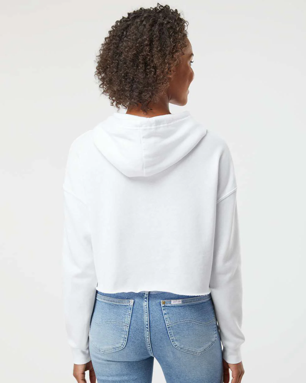 Womens Lightweight Crop Hood - Image 48